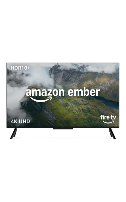 Amazon Ember 50" 4-Series with Fire TV (newest model), 4K Ultra HD smart TV with Alexa Remote, HDR10+, fast processor, Dolby Audio, Ambient Experience, free and live TV, find shows faster with Alexa+