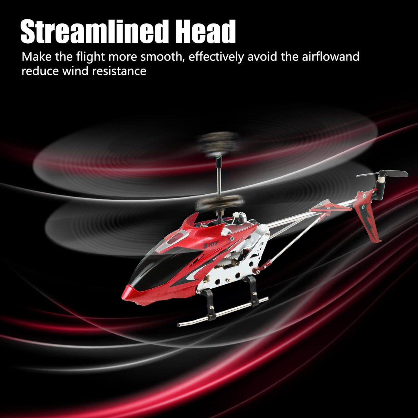 Cheerwing S107/S107G Phantom 3CH 3.5 Channel Mini RC Helicopter with Gyro Blue
