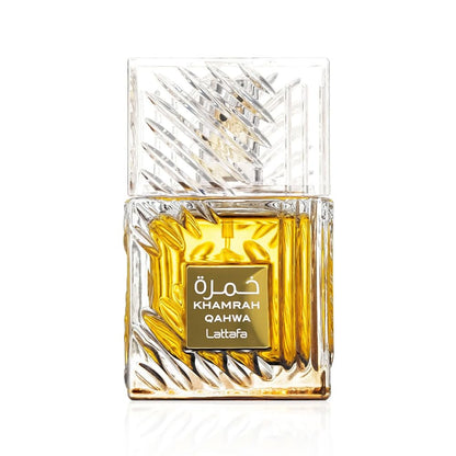 Lattafa Khamrah - Vanilla, Warm Spicy, Amber, Cinnamon - Eau de Parfum Long-Lasting Fragrance for Unisex, 3.40 Ounce / 100 ml | Unisex, Long-Lasting Fragrance, 3.40 Ounce / 100 Unisex, Long-Lasting Fragrance, 3.40 Ounce / 100 ml