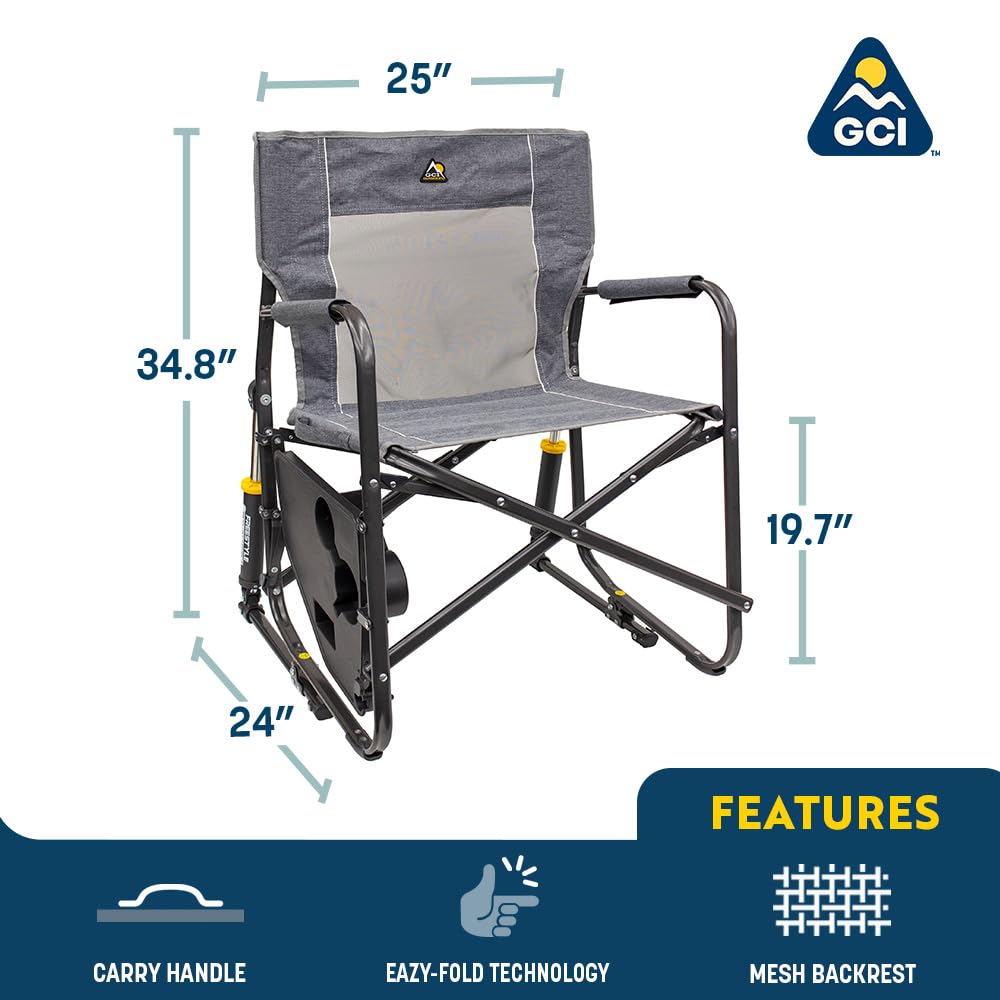 GCI Outdoor Stowaway Rocker - Hunter Topo