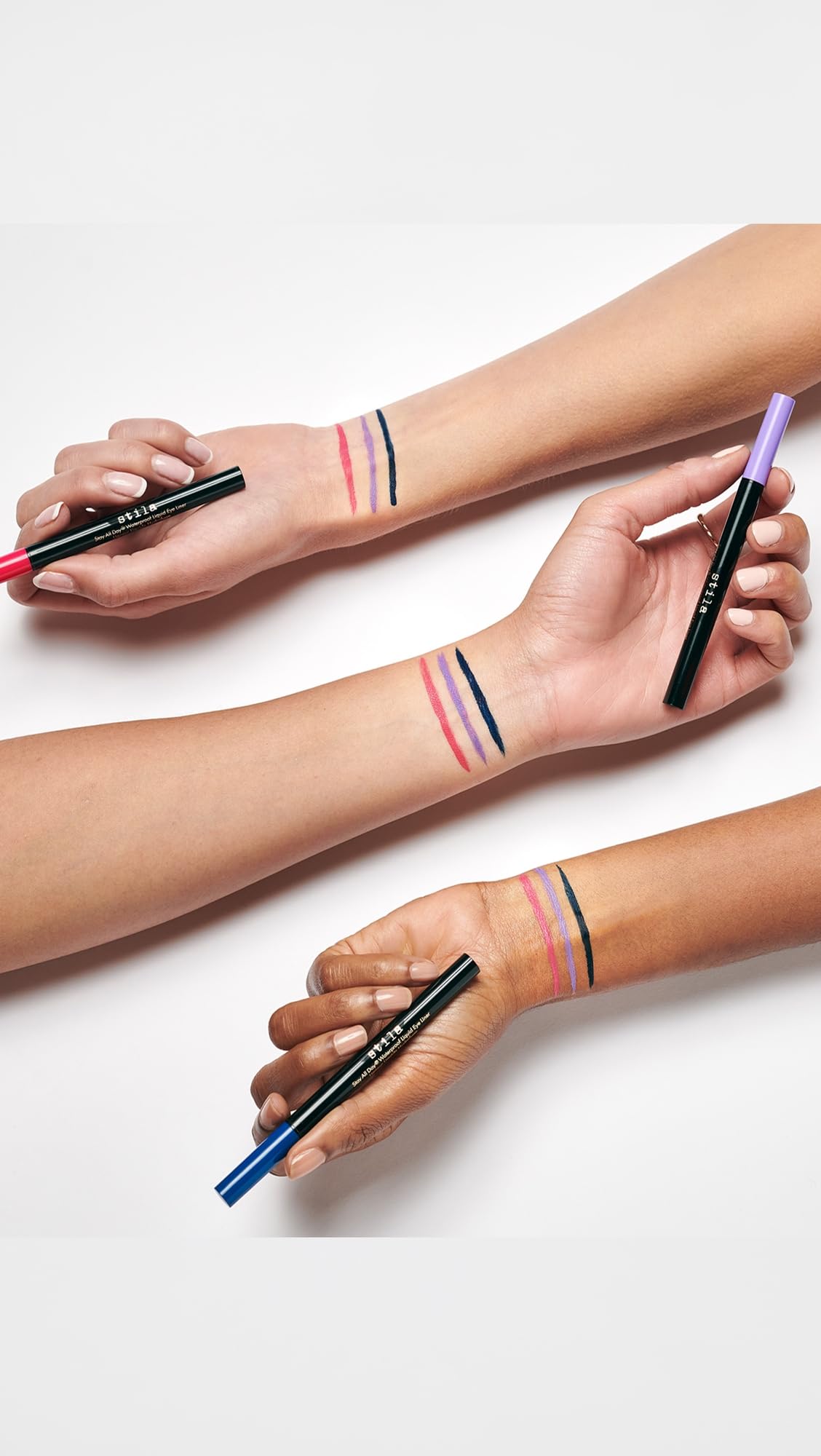 stila Waterproof Liquid Eye Liner, Stay All Day Makeup with Fine Brush Tip Lasting Satin Finish, Smudge-Proof & Transfer-Resistant