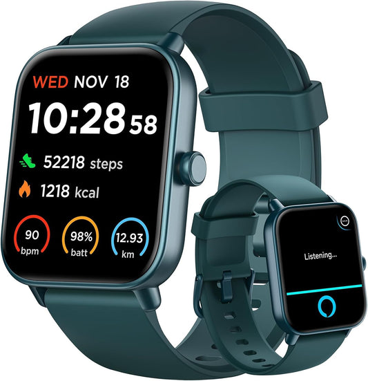 Smart Watch for Women Android & iPhone, Alexa Built-in, IP68 Waterproof Activity Fitness Tracker with Bluetooth Call (Answer/Make), 1.8" Smartwatch with Heart Rate/SpO2/Sleep Monitor, 100+ Sports Mode | Pink