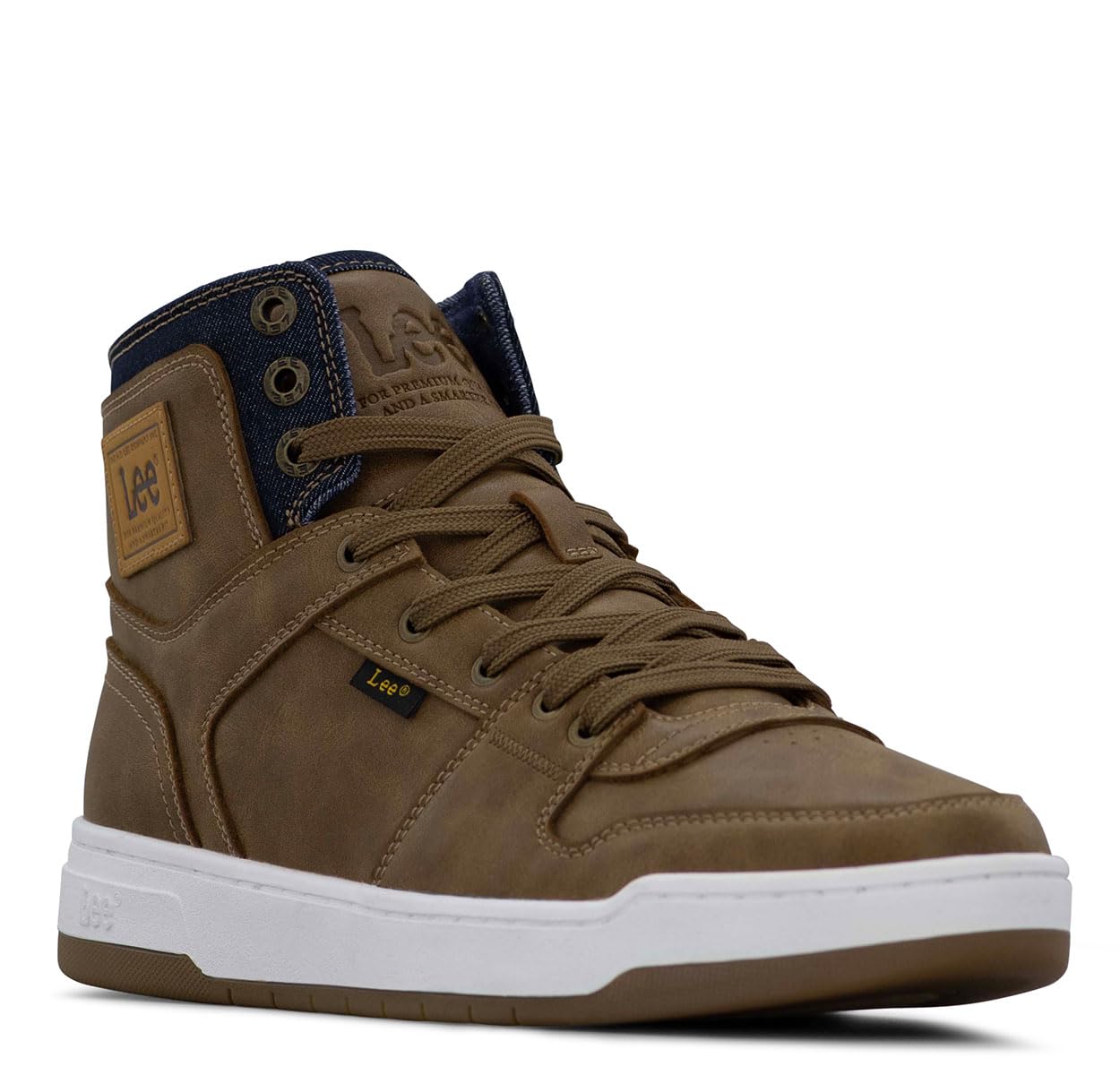 Lee Men's Daybreaker Hi Retro Court Fashion Sneaker