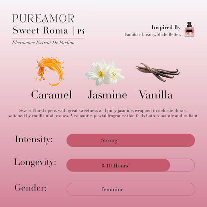 Pheromone Perfume for Women, Amber Noir Extrait de Parfum - Long Lasting Vanilla Amber Scent, 30% High Concentration, Full Size Fragrance Spray, 1.0 oz / 30 ml