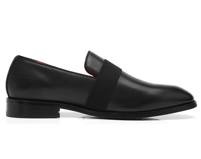 Men's Tuxedo Patent Leather Loafers Dress Wedding Shoes