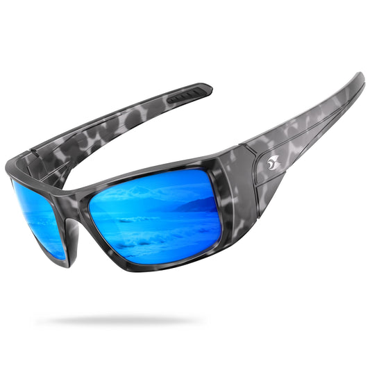 suoso Sports Polarized Sunglasses for Men: Women UV400 Protection Wrap Around Sun Glasses for Fishing Driving Cycling TR90
