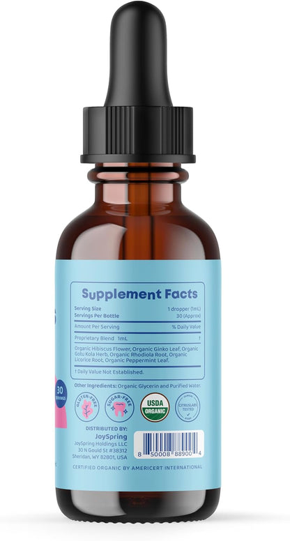 JoySpring Genius Drops and Sulforaphane Supplement for Kids