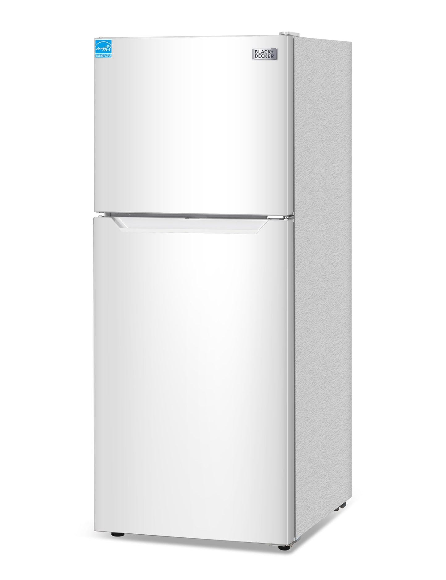 BLACK+DECKER 16.4 Cu. Ft. Top Mount Refrigerator with Freezer, 2 Door Refrigerator with Top Freezer and Separate Temperature Controls, Auto Defrost, BR1640KW, White