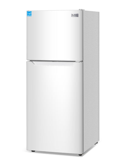 BLACK+DECKER 16.4 Cu. Ft. Top Mount Refrigerator with Freezer, 2 Door Refrigerator with Top Freezer and Separate Temperature Controls, Auto Defrost, BR1640KW, White