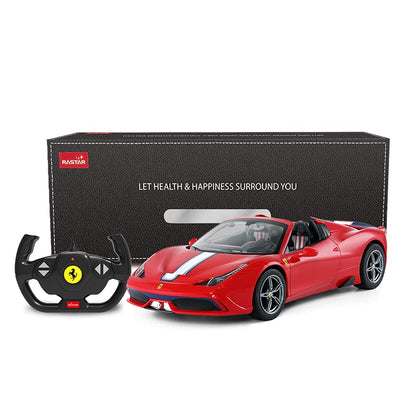 RASTAR RC Car | 1/14 Scale Ferrari LaFerrari Radio Remote Control R/C Toy Car Model Vehicle for Boys Kids, Red