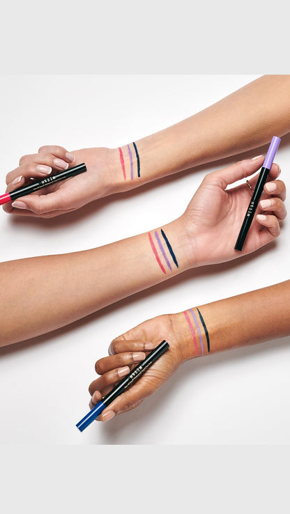 stila Waterproof Liquid Eye Liner, Stay All Day Makeup with Fine Brush Tip Lasting Satin Finish, Smudge-Proof & Transfer-Resistant