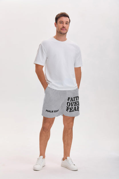 QJQ Men's Letter Graphic Drawstring Waist Shorts Summer Casual Workout Athletic Gym Track Shorts Streetwear