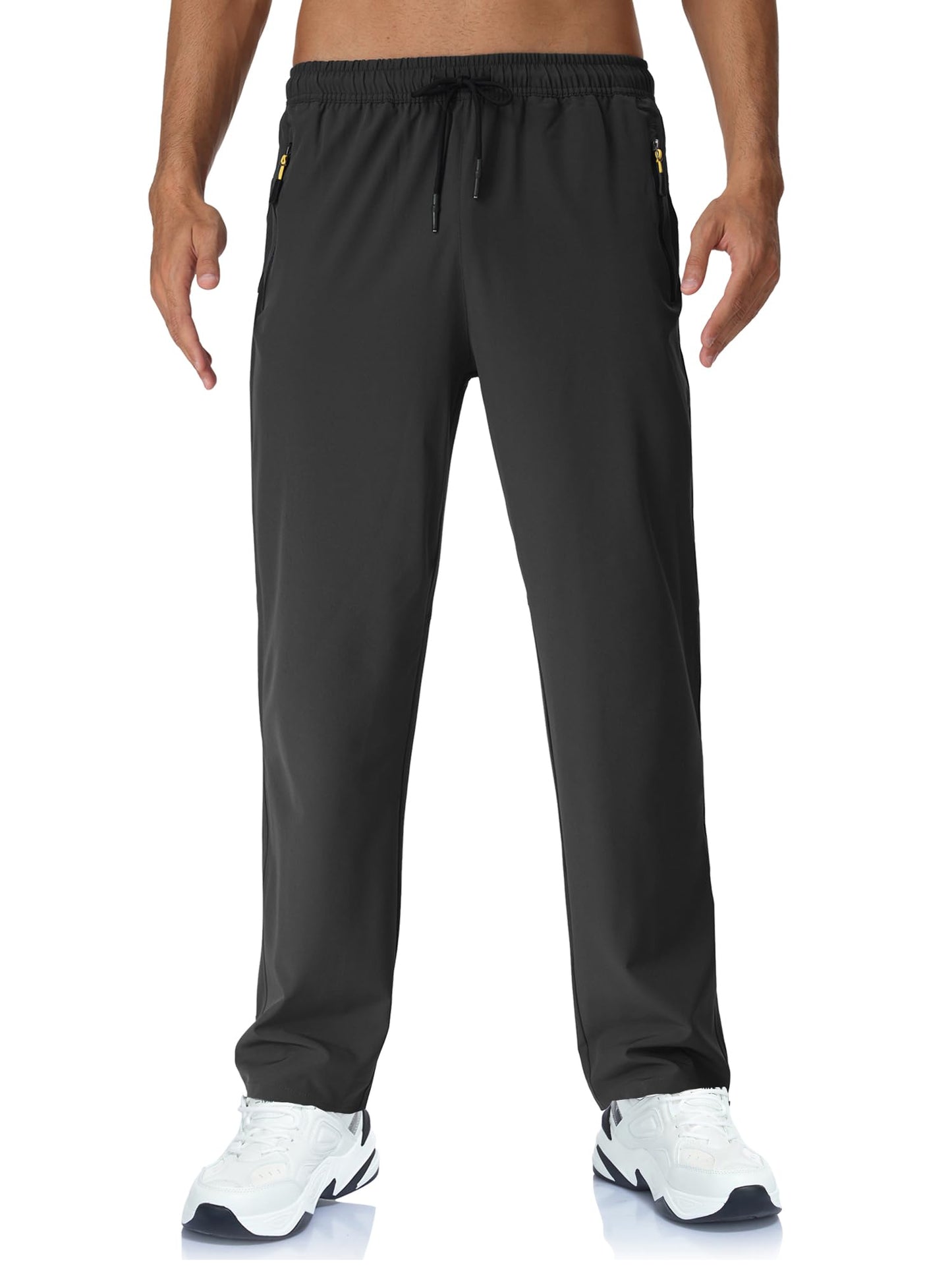 Rapoo Mens Lightweight Hiking Pants Quick Dry Stretch Joggers for Running Workout Casual