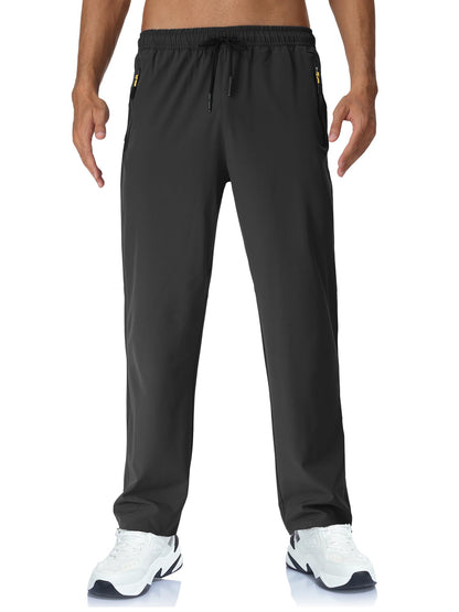 Rapoo Mens Lightweight Hiking Pants Quick Dry Stretch Joggers for Running Workout Casual
