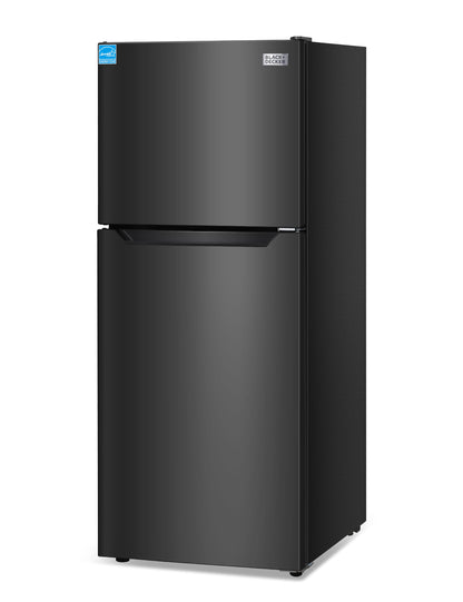 BLACK+DECKER 16.4 Cu. Ft. Top Mount Refrigerator with Freezer, 2 Door Refrigerator with Top Freezer and Separate Temperature Controls, Auto Defrost, BR1640KW, White