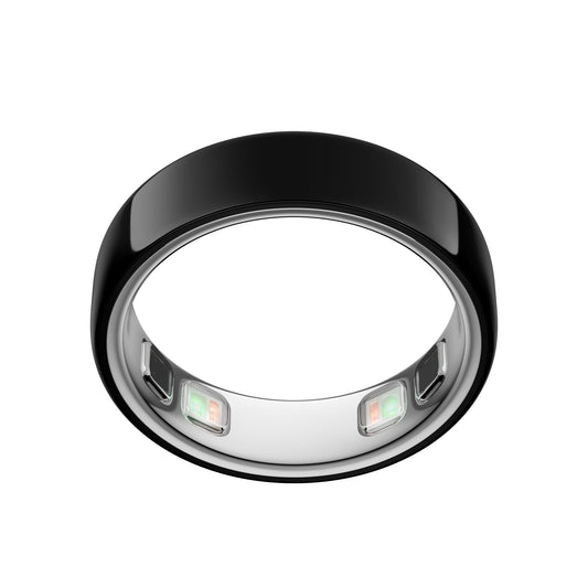 Oura Ring 5 - Stealth - Size 9 - World's Smallest Smart Ring - Sleep, Activity, Women's Health, AI Advisor, 1 Week of Battery Life, Oura App, Android & iOS Compatible