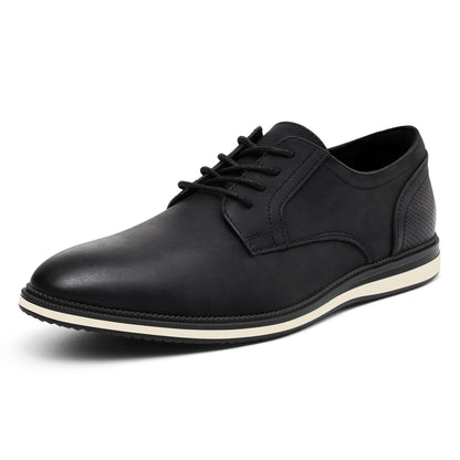 Men's Casual Oxfords Dress Shoes Business Formal Sneakers | oxford style for business, casual &formal events,lightweight non-slip TPR sole,all-day cushioned comfort for long standing
