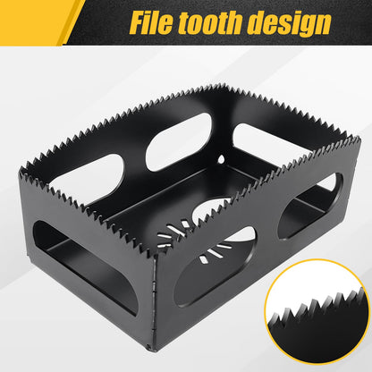 Square Slot Cutter Compatible for Dewalt 20V & Milwukee M18 Oscillating Multi-Tool to Cut-in Single Gang Wall Gang Electrical Boxes,Outlet Cutter for Drywall,Efficient Cutting Tool,1 Pcs square-shaped