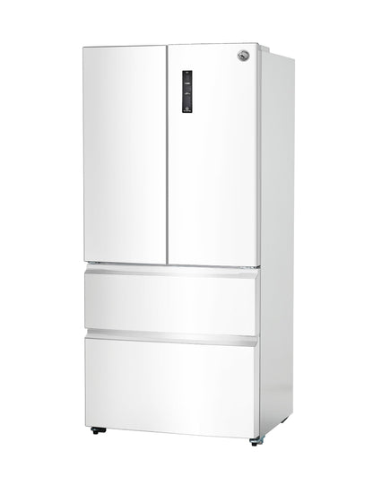 Commercial Cool 20 Cu. Ft. Top Mount Refrigerator with Freezer, 2-Door Refrigerator with Top Freezer and Adjustable Temperature Control, Ice Maker Ready, Energy Star Certified, Stainless Look