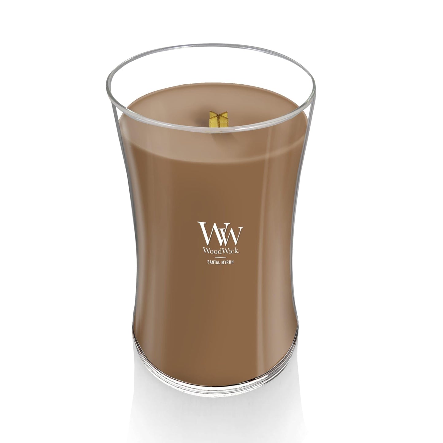 WoodWick Large Hourglass Fireside Candle, Premium Soy Blend Wax, Crackles as it burns, Perfect for Gifting, 21oz