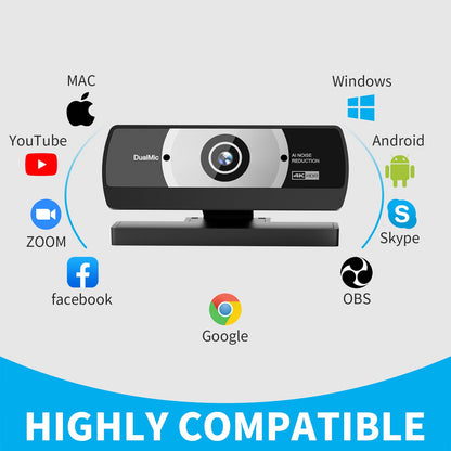 Diccik 1080P Webcam with Microphone, Full HD Video Calling Web Camera, HD Light Correction Streaming Webcam for Zoom/Skype/Teams, Plug and Play PC Camera Web cam for Windows & Mac