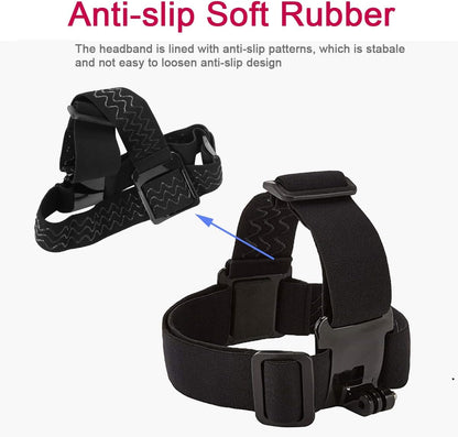 Phone Chest Mount Head Strap Accessories - Vlogging Kit for iPhone,POV Phone Holder for iPhone 17-Hands Free Body Camera Mount for Immersive Fishing Video Recording,YouTube,TikTok,Live Stream,Cooking