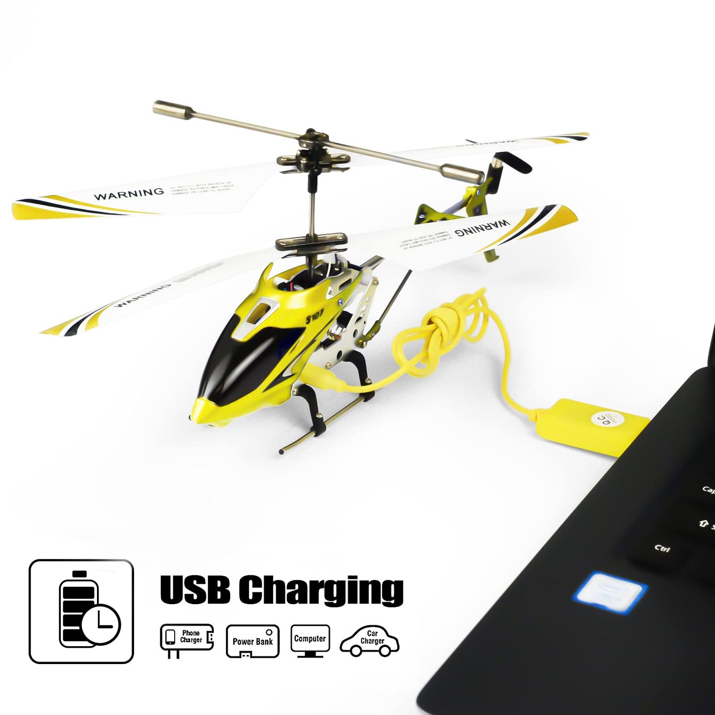 Cheerwing S107/S107G Phantom 3CH 3.5 Channel Mini RC Helicopter with Gyro Blue