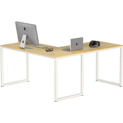 SHW Mission 32-Inch Home Office Computer Desk, Black