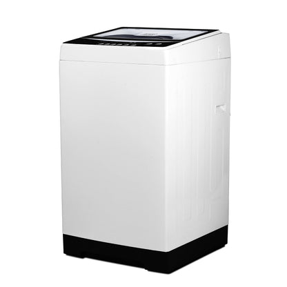 BLACK+DECKER 0.9 Cu. Ft. Portable Washer, 6.6 lb. Capacity Washing Machine for Homes & Apartments, 5 Wash Cycles, Quick Connect Sink Adapter and Drain Hose Included, LED Display, BPWM09W, White