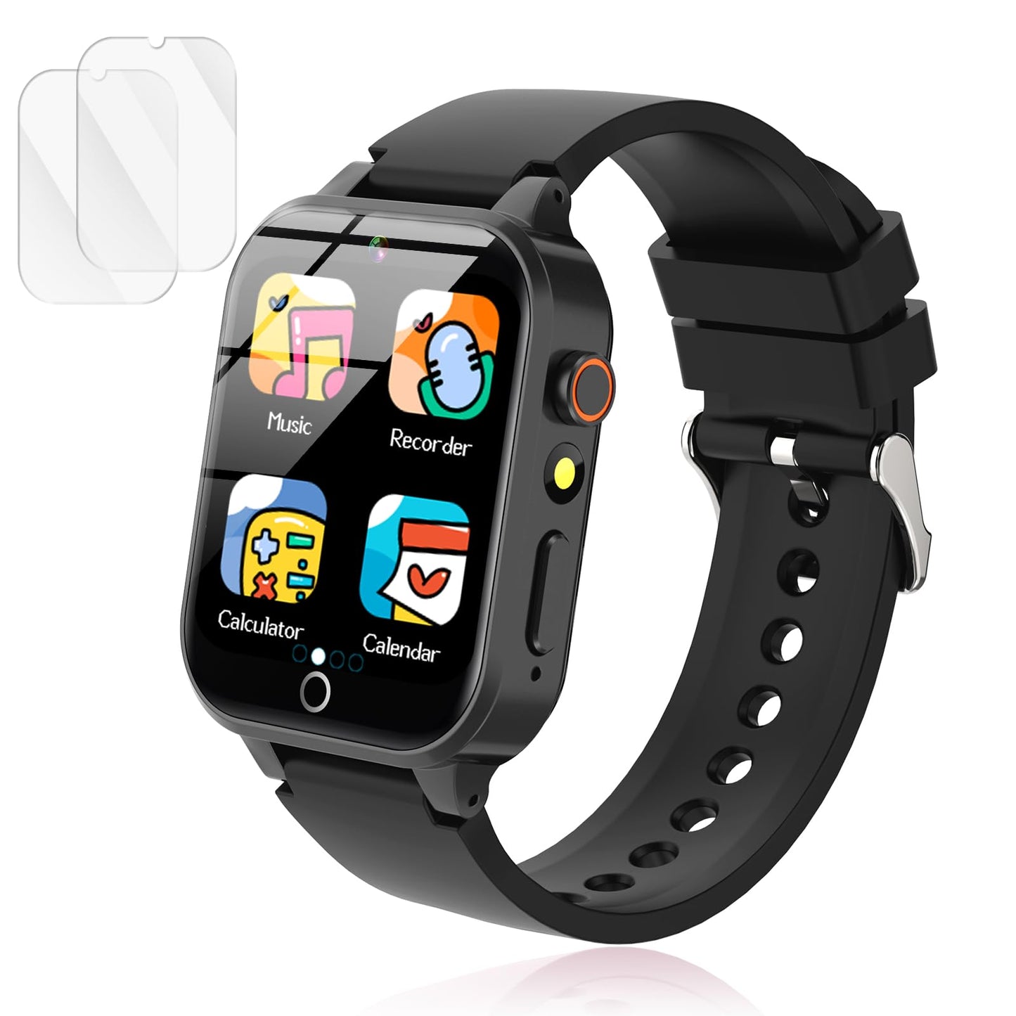 Luyiilo Smart Watch for Kids, with 26 Puzzle Games, Touch Screen, HD Camera, Alarm Clock, Toys for Ages 4-12 Years Old.Birthday Gift for Boys Girls (Blue)