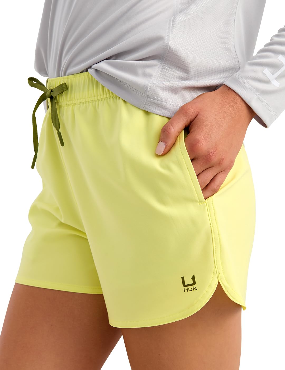 HUK Womens Pursuit Volley Short, Quick-Dry Fishing Shorts for Women