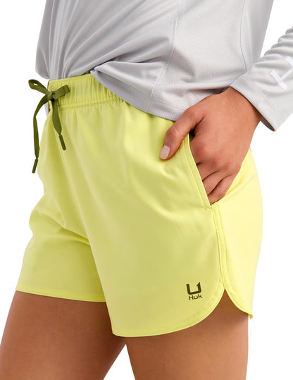 HUK Womens Pursuit Volley Short, Quick-Dry Fishing Shorts for Women