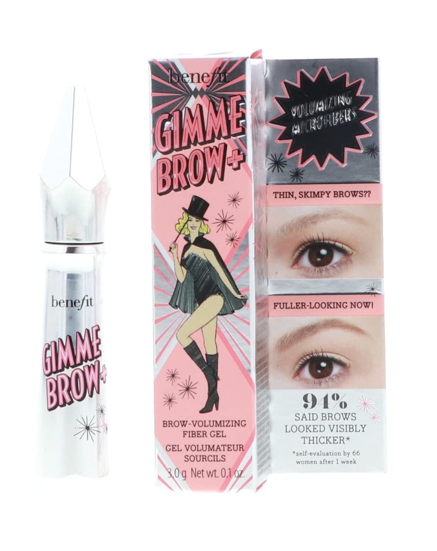 Benefit Cosmetics Gimme Brow + Volumizing Eyebrow Gel, 4.5 - Neutral deep brown, 1 Count