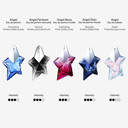 Mugler Angel Eau de Parfum - Long Lasting Ambery Gourmand Perfume for Women | Fragrance with Bergamot, Praline & Patchouli - Long Lasting Womens Gourmand Scent - Perfect for Everyday Wear - Refillable