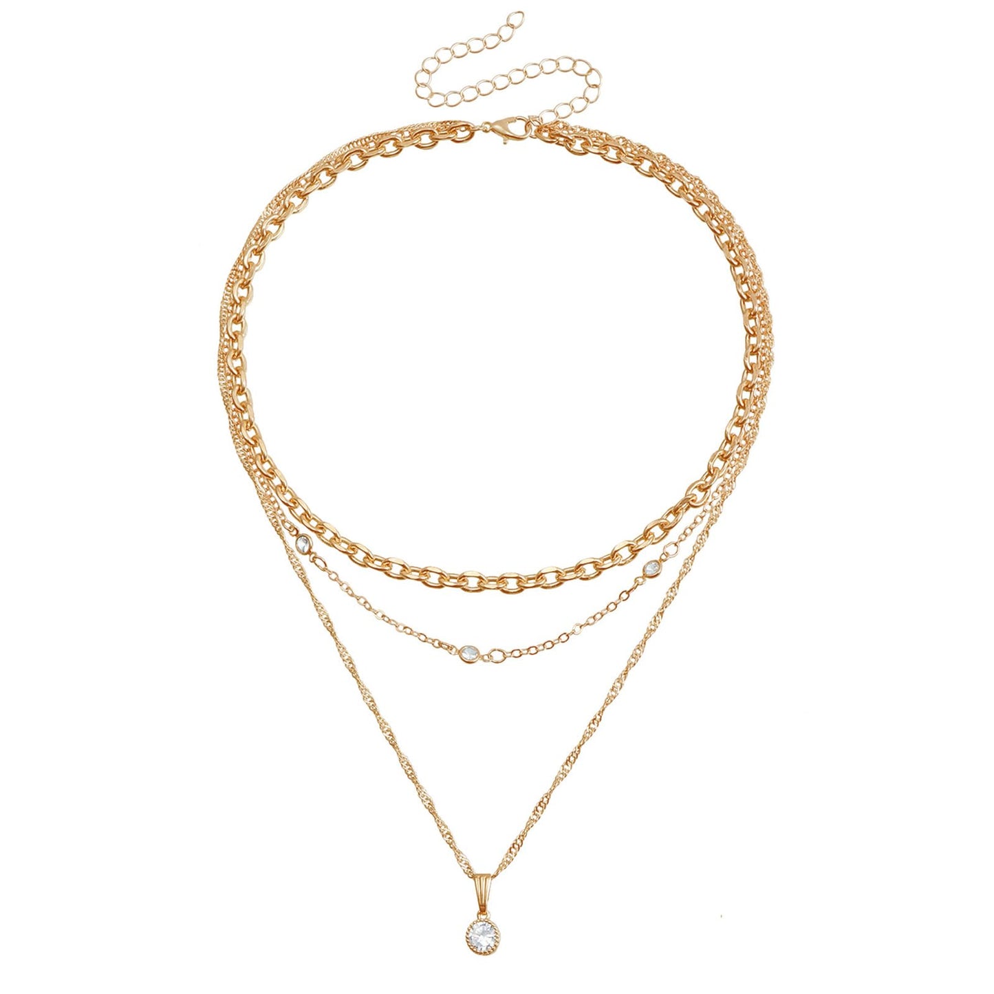 GIGB PBDK Chunky Gold Choker Necklace for Women,Trendy Silver Statement Necklace Long Snake Chain Drop Necklace,Charm Prom Body Jewelry Accessories Gifts