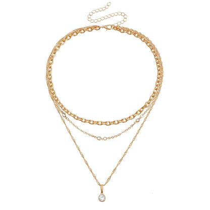 GIGB PBDK Chunky Gold Choker Necklace for Women,Trendy Silver Statement Necklace Long Snake Chain Drop Necklace,Charm Prom Body Jewelry Accessories Gifts