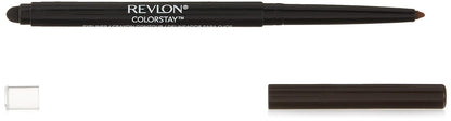 Revlon ColorStay Pencil Waterproof Eyeliner, Smudge-Proof, Eye Makeup with Built-In Sharpener, Long-Lasting, Matte Finish, 201 Black, 2 pack