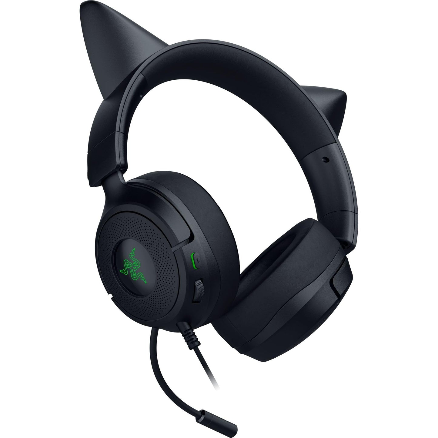 Razer Kraken Kitty V3 X Wired Gaming Headset: Kitty Ears - HyperClear Cardioid Mic - 40 mm Drivers - 7.1 Surround Sound - Comfy Ear Cushions - Cross-Platform via 3.5mm PC, PS5, Xbox, Switch 2 - Pink