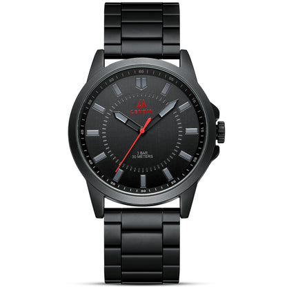 LN LENQIN Mens Watches Waterproof Stainless Steel Watch for Men Analog Quartz Fashion Business Designer Wristwatch