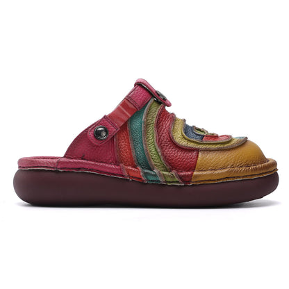 Women's Casual Loafers Shoes Garden Clogs for Women Platform Slippers Colorful Slip-On Comfortable Mules & Clogs Sandals