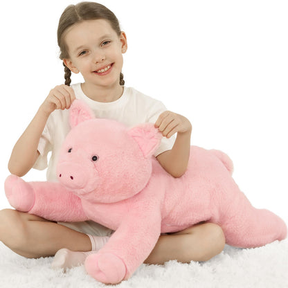 MaoGoLan 47" Giant Axolotl Stuffed Animal,Ultra Soft Salamander Kids Body Pillow Plush,4 Feet Jumbo Throw Pillow Plushie for Axolotl Lover,Home Decor,Gifts