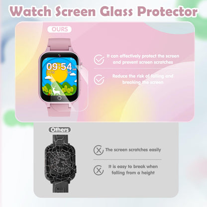 Luyiilo Smart Watch for Kids, with 26 Puzzle Games, Touch Screen, HD Camera, Alarm Clock, Toys for Ages 4-12 Years Old.Birthday Gift for Boys Girls (Blue)