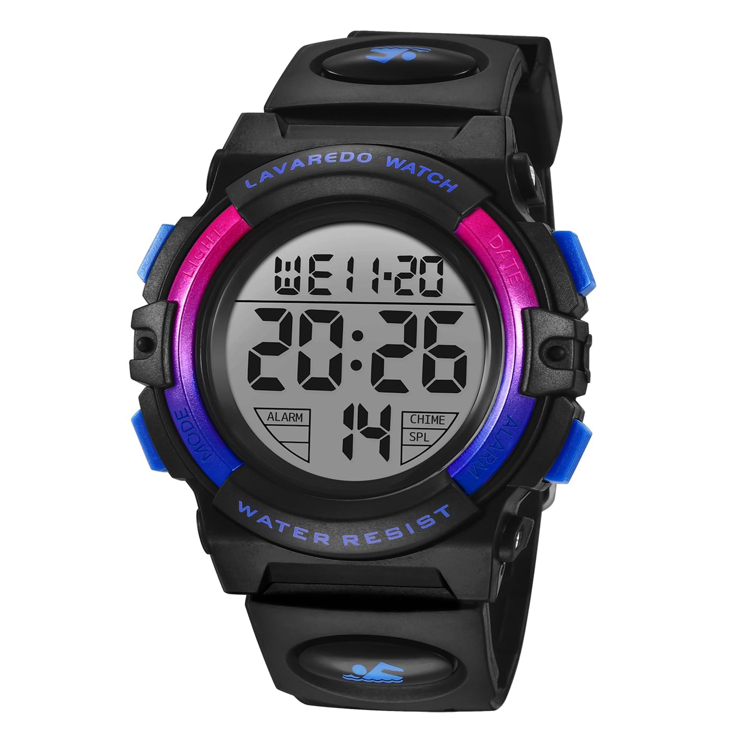 Kids Watch,Boys Watch for 3-15 Year Old Boys,Digital Sport Outdoor Multifunctional Chronograph LED 50 M Waterproof Alarm Calendar Analog Watch for Children with Silicone Band,Kids Gift