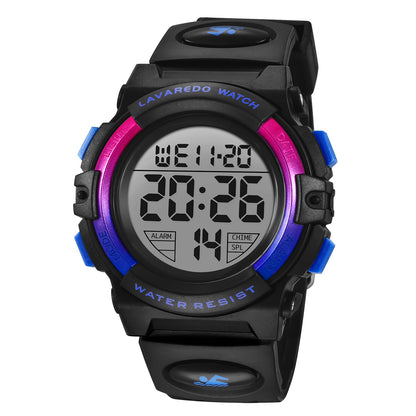 Kids Watch,Boys Watch for 3-15 Year Old Boys,Digital Sport Outdoor Multifunctional Chronograph LED 50 M Waterproof Alarm Calendar Analog Watch for Children with Silicone Band,Kids Gift