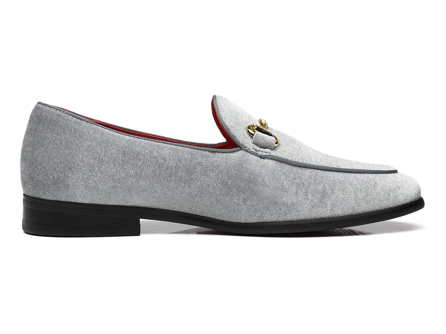 Men's Velvet Loafers Wedding Party Prom Homecoming Shoes