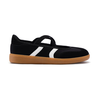 Tigeridea Sneakers for Women Comfortable Business Casual Slip on Tennis Shoes Lightweight Footwear Women's Fashion Retro Mary Jane Sneakers