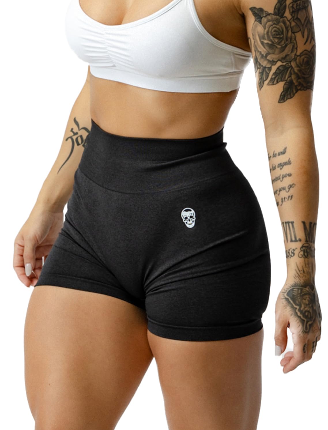 Gymreapers Infinity Seamless Workout Shorts High Waist Biker Shorts for Women Athletic Gym Running Pilates Yoga Sport Short