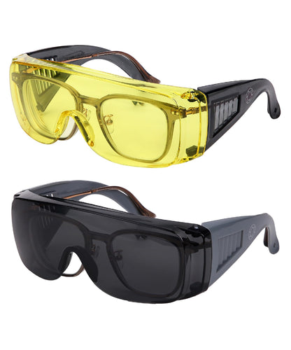 UNCO- Safety Goggles Over Glasses, Protective Goggles, Anti Fog, Work, Safety Glasses Over