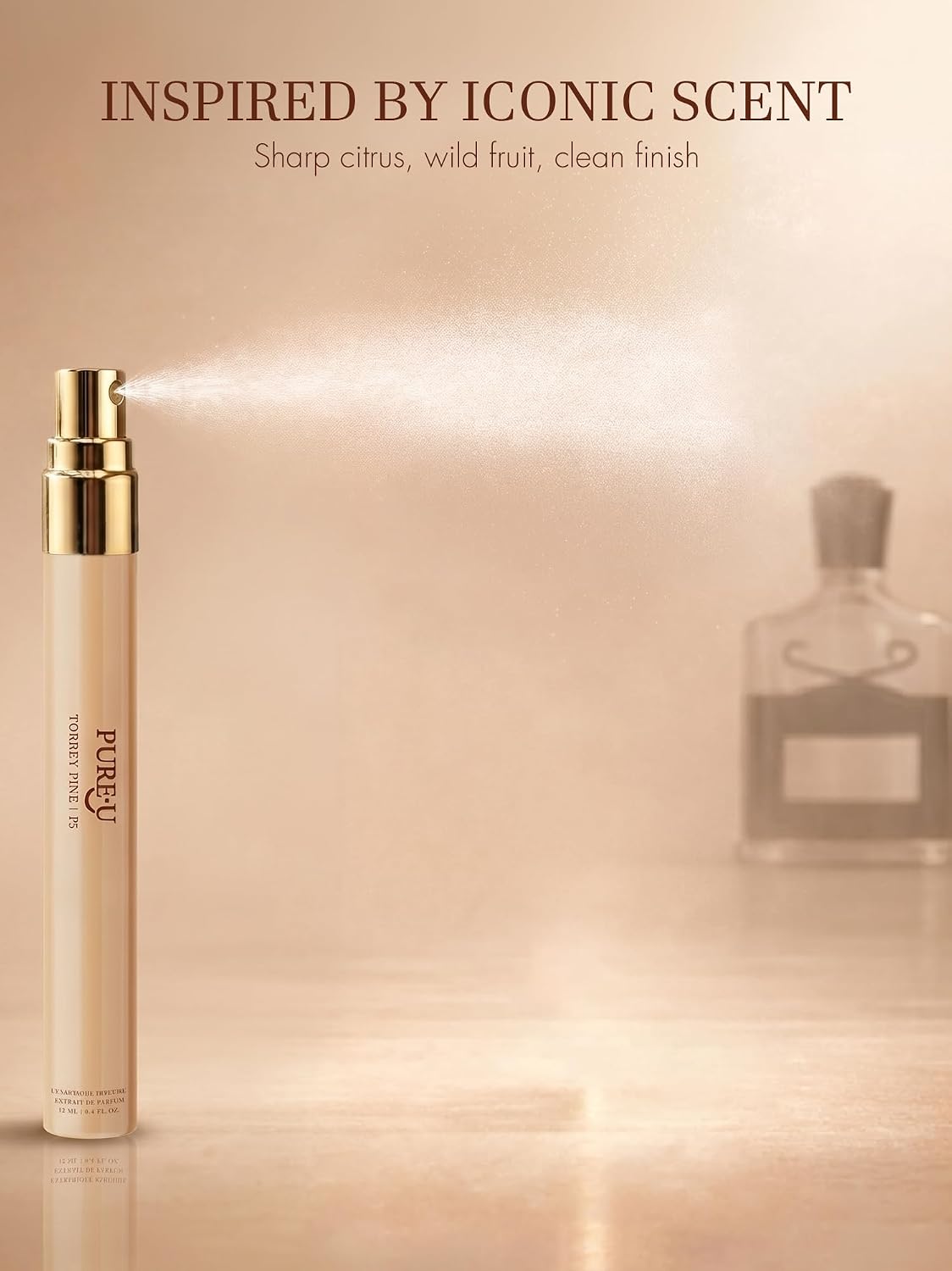 Pheromone Perfume for Women - Long Lasting Saffron Amber & Cedarwood Sophisticated Scent, Luxury Concentrated Extrait de Parfum Spray Oil, Portable Size Signature Scent, 1 fl oz (30ML