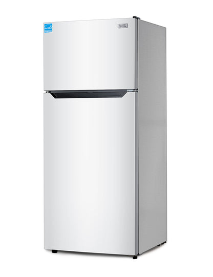 BLACK+DECKER 16.4 Cu. Ft. Top Mount Refrigerator with Freezer, 2 Door Refrigerator with Top Freezer and Separate Temperature Controls, Auto Defrost, BR1640KW, White